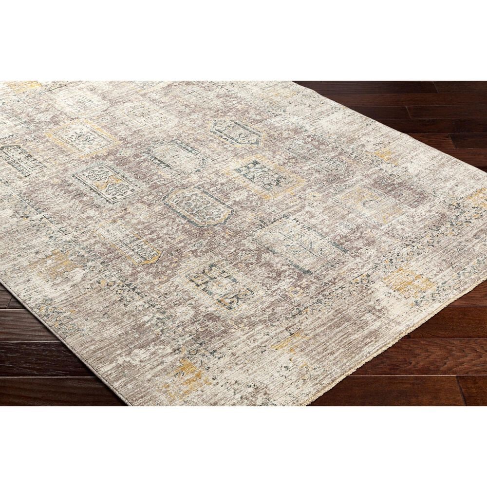 Surya Carlisle CSI2318 3&#39;11&quot; x 5&#39;11&quot; Dark Brown, Medium Gray, Off-White, Olive and Dark Blue Area Rug, , large
