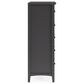 Urban Home Grace 5-Drawer Chest in Raven Black, , large