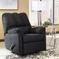 Ashley Darcy Manual Rocker Recliner in Black, , large