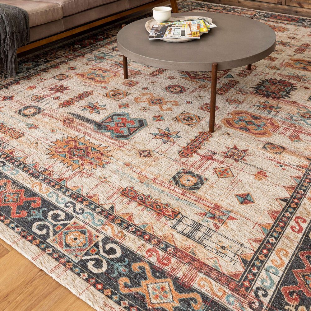 Karastan Zula Mombasa 8&#39; x 10&#39; Beige Area Rug, , large