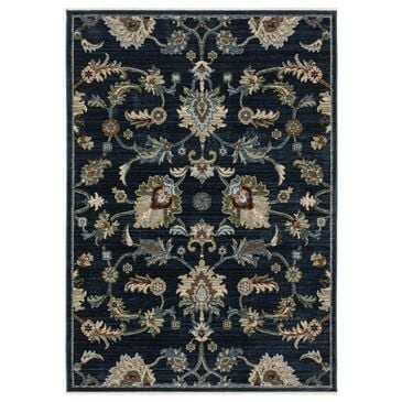 Oriental Weavers Capella Blue and Multicolor 3"3" x 5" Area Rug, , large