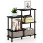 HOMLUX Turn-N-Tube 5-Tier Accent Display Rack in Espresso and Black, , large