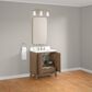 37B Kinsale 30" Single Bathroom Vanity Cabinet in Walnut Drift with White Composite Stone Top and Backsplash, , large