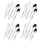 Lifetime Brands Marseille 20-Piece Flatware Set in Stainless Steel, Service for 4, , large