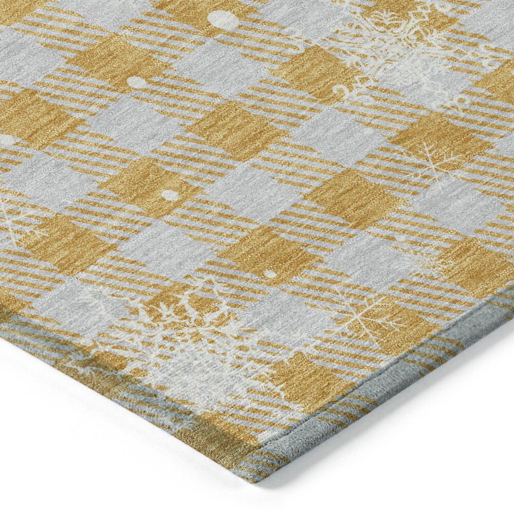 Dalyn Rug Company Wonderland WN32 1&#39;8&quot; x 2&#39;6&quot; Gold Indoor/Outdoor Area Rug, , large