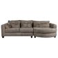 Carolina Furniture 2-Piece Stationary Sectional in Shaggy Granite, , large