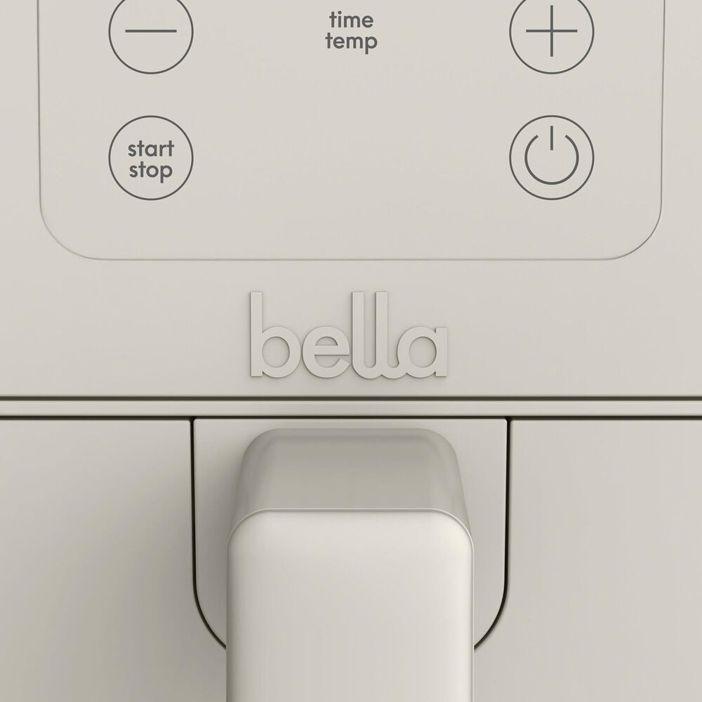 Bella 6-Quart Slim Air Fryer in Oatmilk, , large