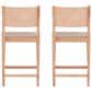 Linon Home Decor Cadence Counter Stool in Natural (Set of 2), , large