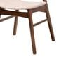 Baxton Studio Danica Side Chair with Light Beige Cushion in Walnut Brown (Set of 4), , large