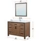 Lexora Home Ziva 48" Single Bathroom Vanity in Rustic Barnwood with 2 cm White Quartz Top and Rectangular Sink, , large