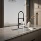 Kohler Components Semi-Professional Kitchen Sink Faucet in Matte Black, , large