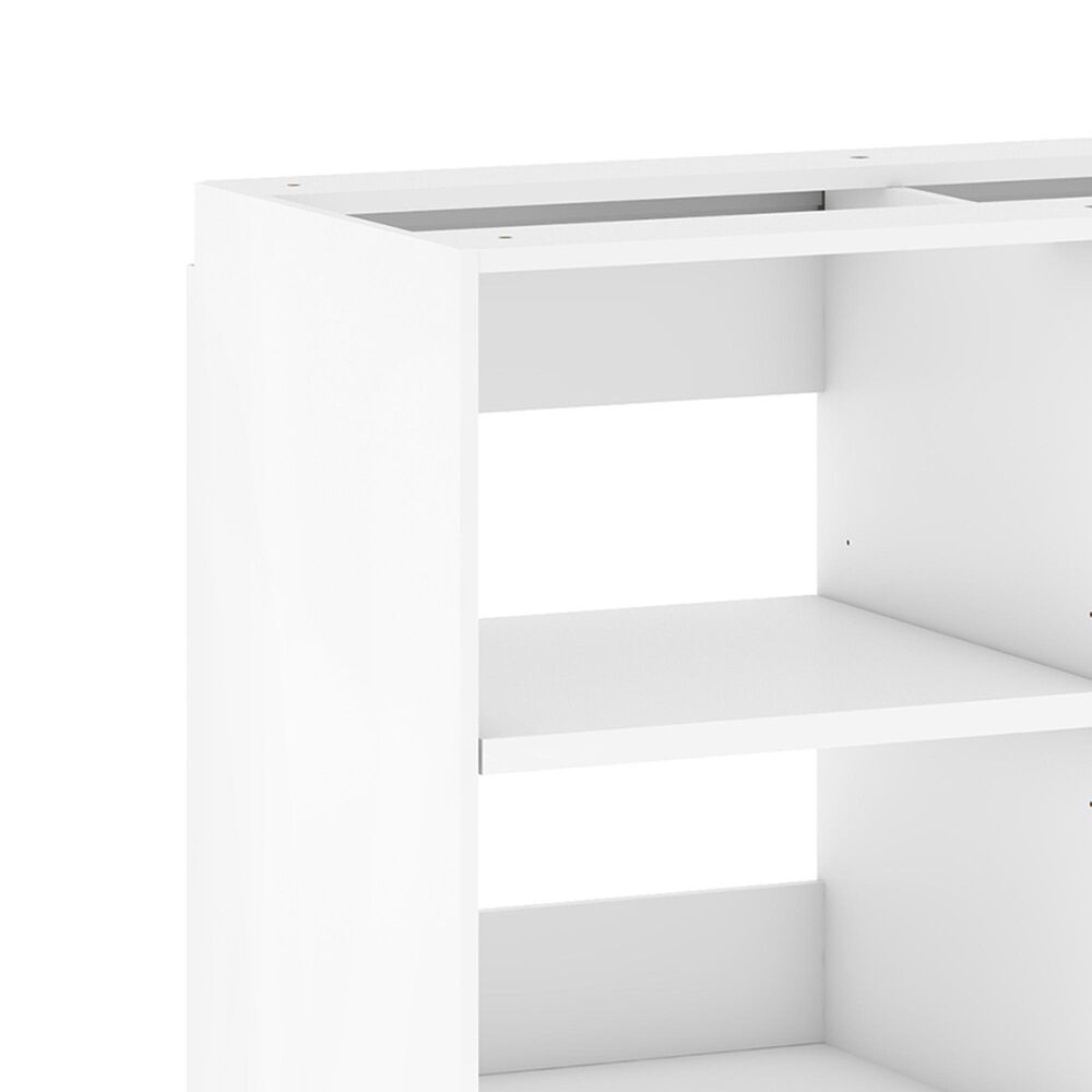 Sauder Bundled Cabinet with Faux Stone Top &amp; Doors, , large