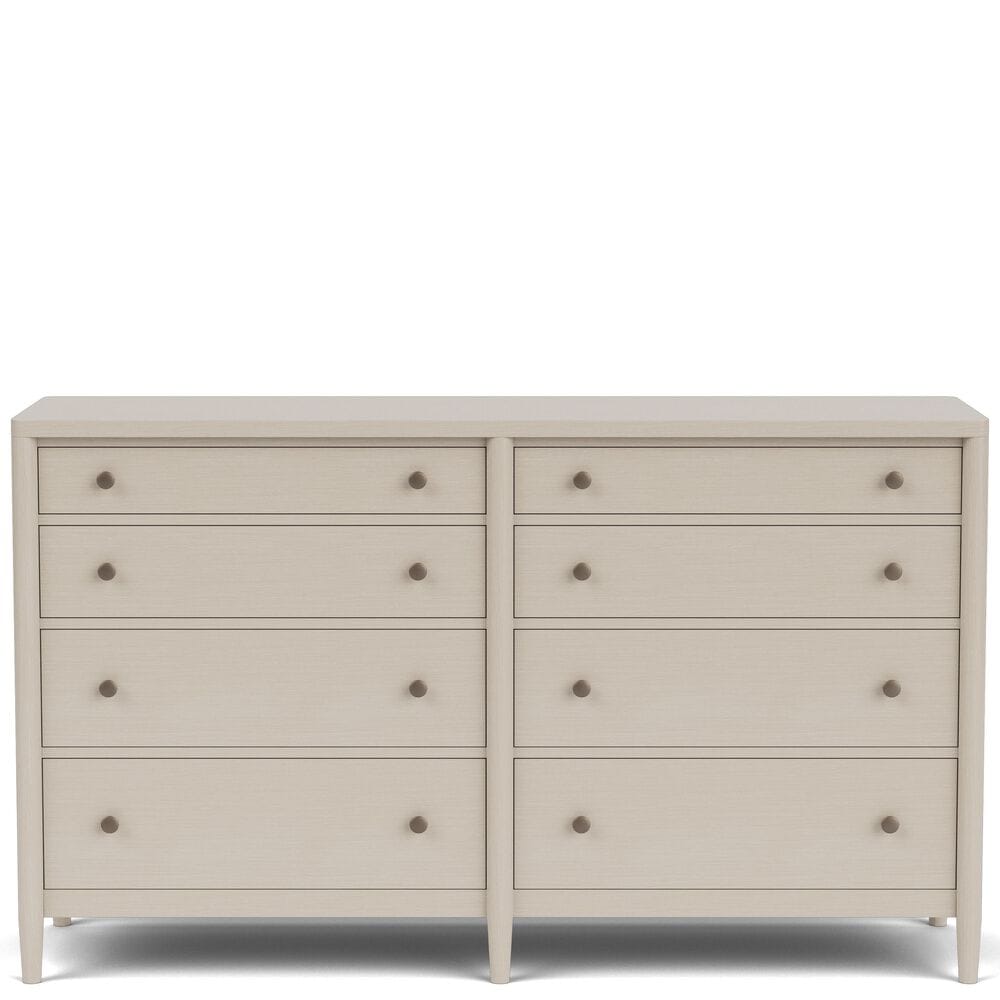 Riverside Furniture Laguna 8 Drawer Dresser and Mirror in Drift, , large