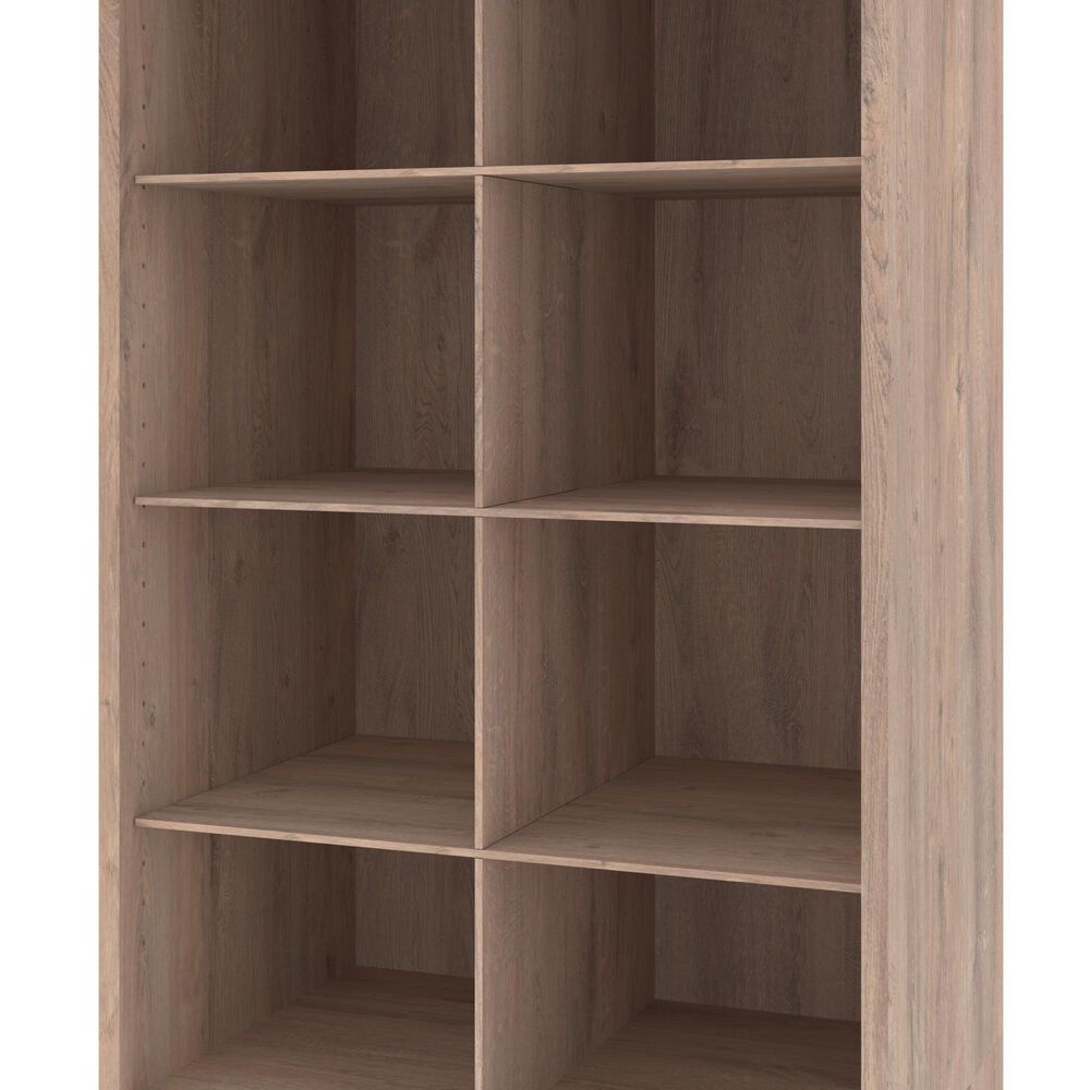 Bestar Pur 25&quot; Closet Organizer in Rustic Brown, , large