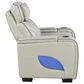 Titanic Furniture All Star Power Recliner with Power Headrest in Gray, , large