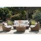 Ashley Double Point 3-Piece Patio Conversation Set in Beige, , large