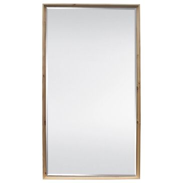 Garber Collection 75" Rectangular Floor Mirror in Natural, , large