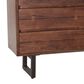 Home Trends & Design Aspen 4-Piece King Bedroom Set in Walnut Brown and Antique Zinc, , large