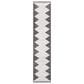 Surya Eagean EAG-2356 Black, Off-White and Charcoal 2"7" x 12" Indoor/Outdoor Runner, , large