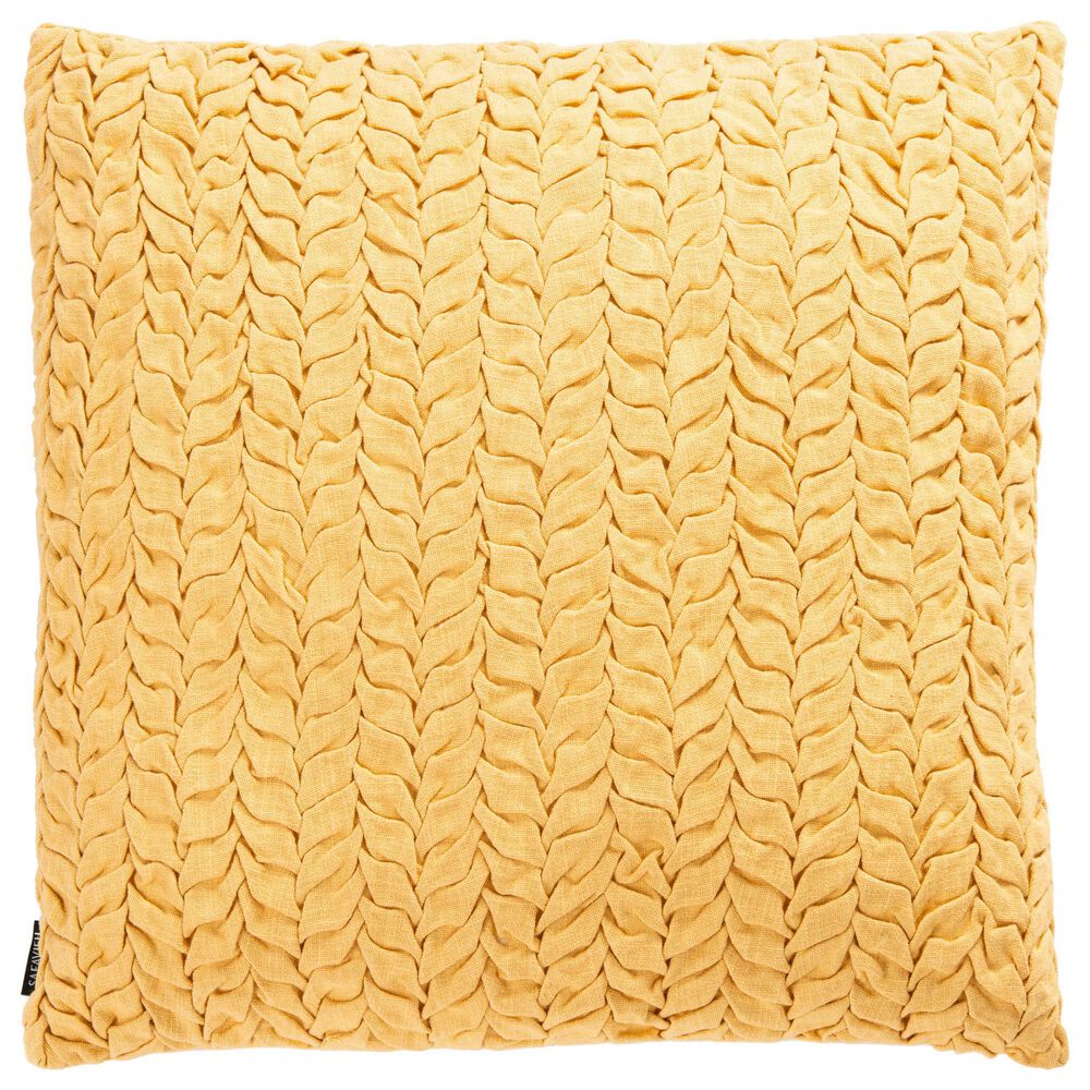 Safavieh Frenie 20" Pillow in Mustard, , large