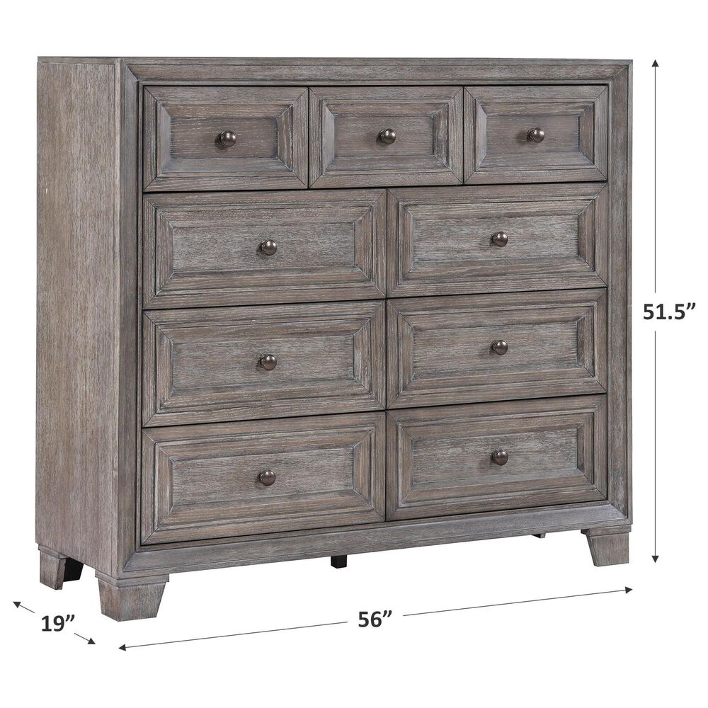 Davis International Traditional Master Chest in Gray, , large