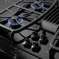 GE Profile 30" Built-In Gas Downdraft Cooktop in Black, , large