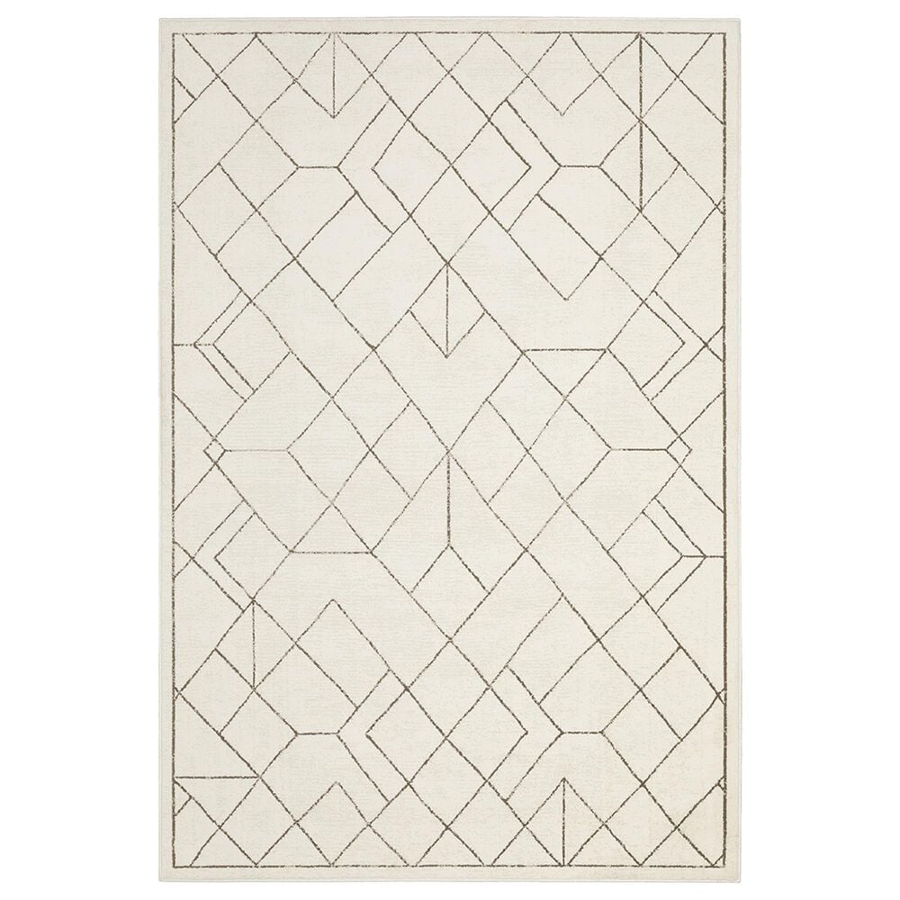 Oriental Weavers Raylan RAY06 6"7" x 9"6" Ivory Area Rug, , large
