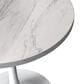 Leisuremod Verve 27" Round Dining Table with Resin Top in White - Table Only, , large