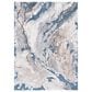 Safavieh Cyrus Shag 9" x 12" Blue and Beige Area Rug, , large