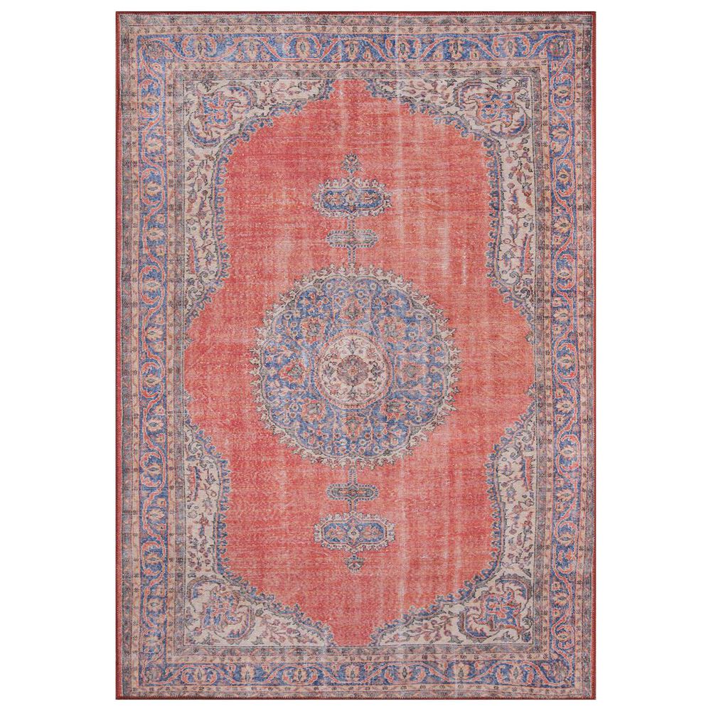 Momeni Afshar AFS-12 5" x 7"6" Red Area Rug, , large