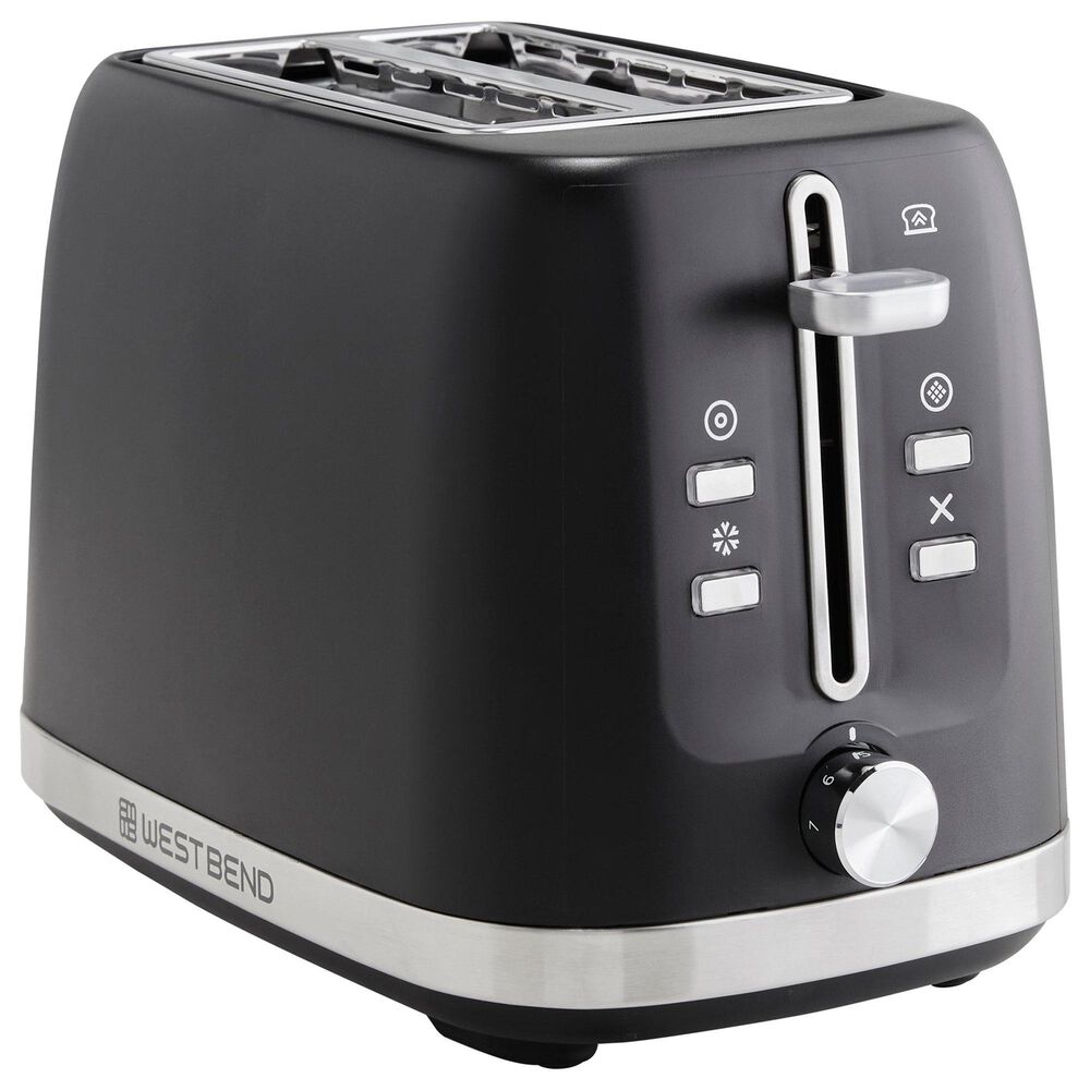 West Bend 2-Slice Toaster in Black, , large