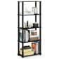 HOMLUX 5-Tier Display Rack in Americano and Black, , large