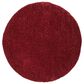 Safavieh August Shag 6"7" Round Burgundy Area Rug, , large