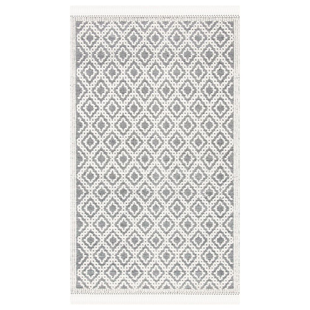 Safavieh Natura 3" x 5" Ivory and Black Area Rug, , large