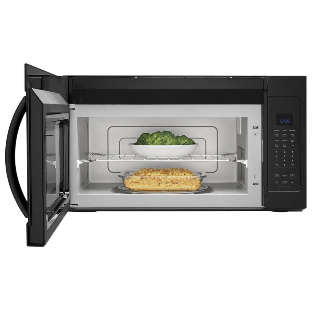 Whirlpool 1.9 Cu. Ft. Steam Microwave with Sensor Cooking in Black, , large