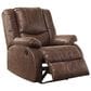 Ashley Bladewood Zero Wall Manual Recliner in Coffee, , large