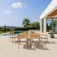 Zuo Modern Riviera Extendable Dining Table in Natural - Table Only, , large