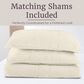 Timberlake 3-Piece Velvet King Quilt Set in Cream, , large