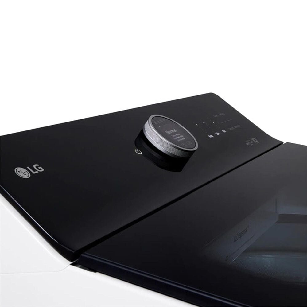 LG 5.5 Cu. Ft. Smart Top Load Washer and 7.3 Cu. Ft. Electric Dryer Laundry Pair in White, , large