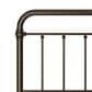 Richlands Furniture Kirkland Full/Queen Slat Metal Bed  in Dark Bronze, , large
