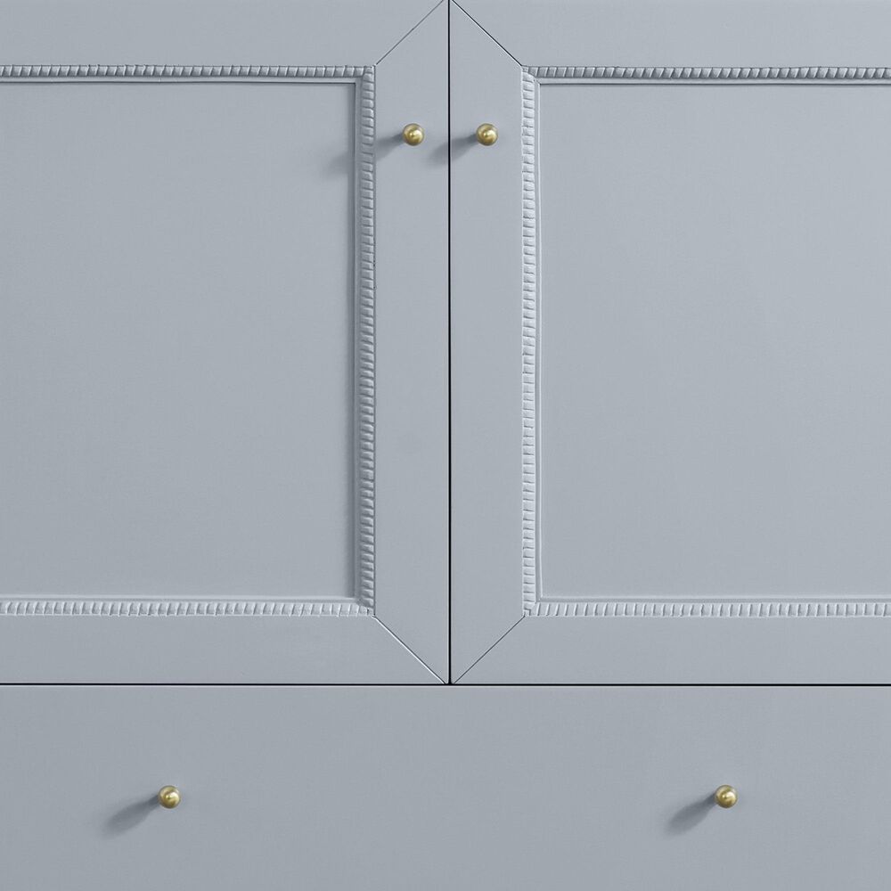 37B Claudine 36" Single Bathroom Vanity in Soft Blue with Glossy White Composite Stone Top and Backsplash, , large