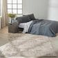 Nourison Irradiant 5"3" x 7"3" Cream and Black Area Rug, , large
