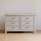 DaVinci Emory Farmhouse 6-Drawer Dresser in White Driftwood, , large