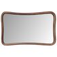 Howard Elliott Waveform Rectangular Mirror in Brown, , large