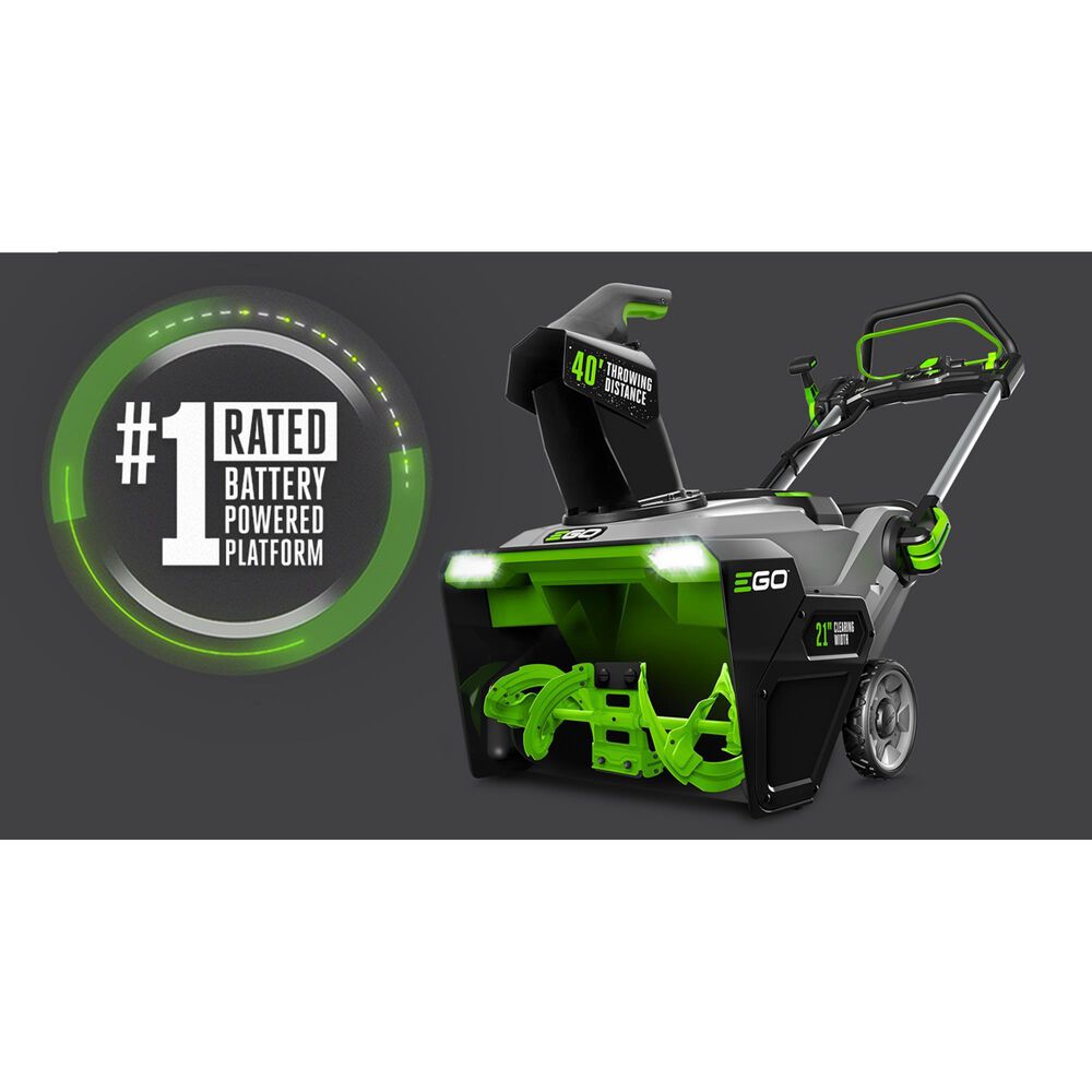 EGO 21&quot; Dual Port Snow Blower Kit with Steel Auger, , large