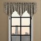 J. Queen New York Maren 40" x 20" Window Ascot Valance in Antique Gold, Beige and Chocolate, , large