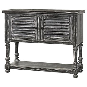 Rustic Imports Perry 2-Door Shutter Accent Console in Weathered Wood, , large