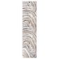 Safavieh Cyrus Shag CYR132A 2"2" x 9" Ivory and Grey Runner, , large