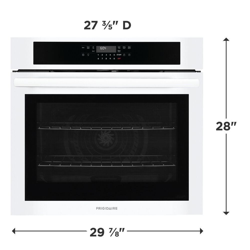 Frigidaire 30" Single Wall Oven with Air Fry in White, , large