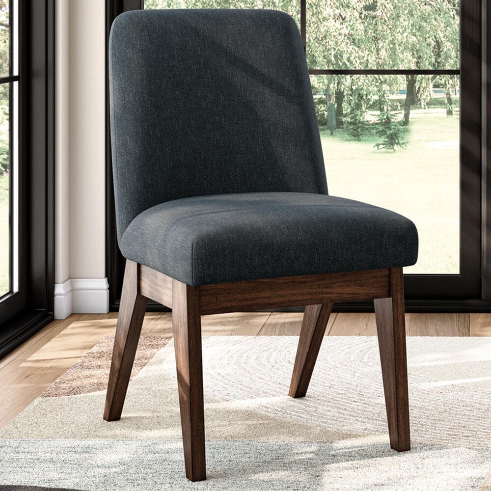 Ashley Dilenno Upholstered Dining Side Chair in Dark Brown, , large